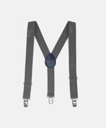 Thumbnail for Manet Boys Solid Suspenders - Grey - Distacart