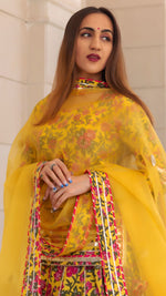 Thumbnail for Pomcha Jaipur Nitara Cotton Hand Block Skirt Set - Distacart