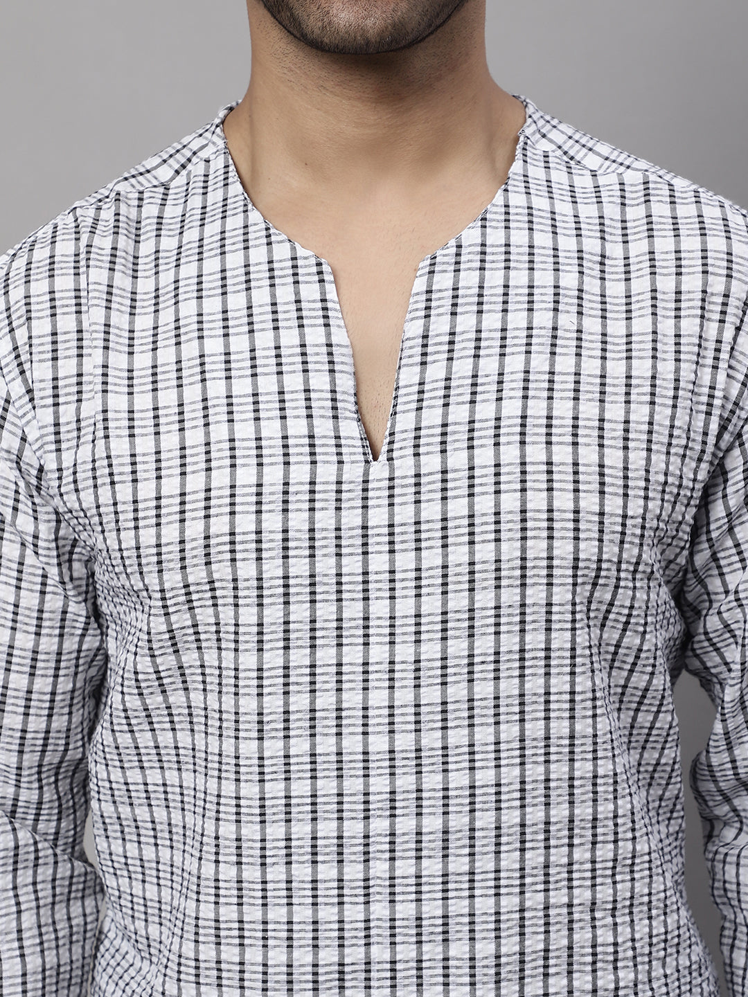 Even Apparels Multi Pure Cotton Open Neck Kurta - Distacart