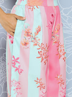 Thumbnail for Ahalyaa Striped Ethnic Co-Ords - Distacart