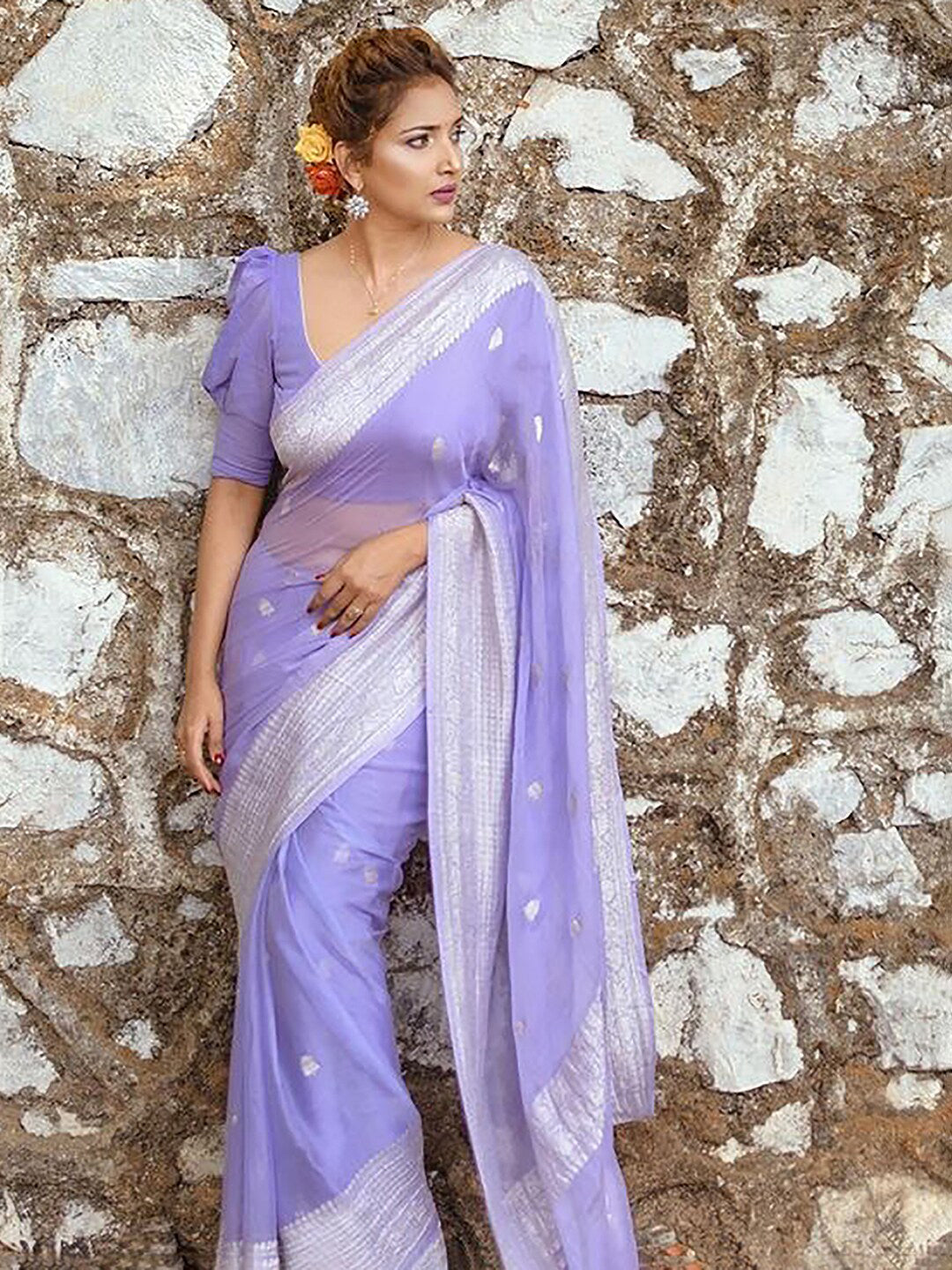 Kalini Ethnic Woven Design Zari Banarasi Saree - Distacart