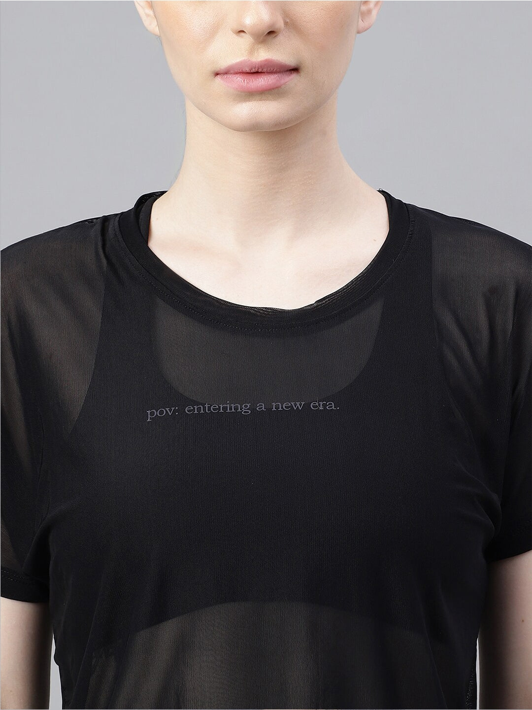 MKH Typography Printed Relaxed Fit Dri-FIT Sports T-shirt - Distacart