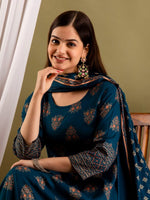 Thumbnail for Kalini Women Ethnic Motifs Printed Anarkali Kurta - Distacart