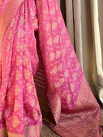 Thumbnail for Kalini Woven Design Zari Saree - Distacart