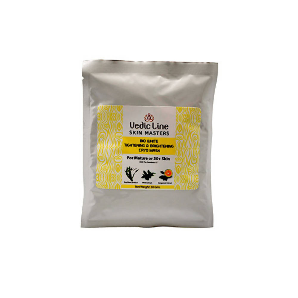 Vedic Line Skin Masters Bio White Cryo Mask for Mature/ 30+ Skin - Distacart