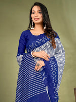Thumbnail for Kalini Ethnic Motifs Ikat Saree - Distacart