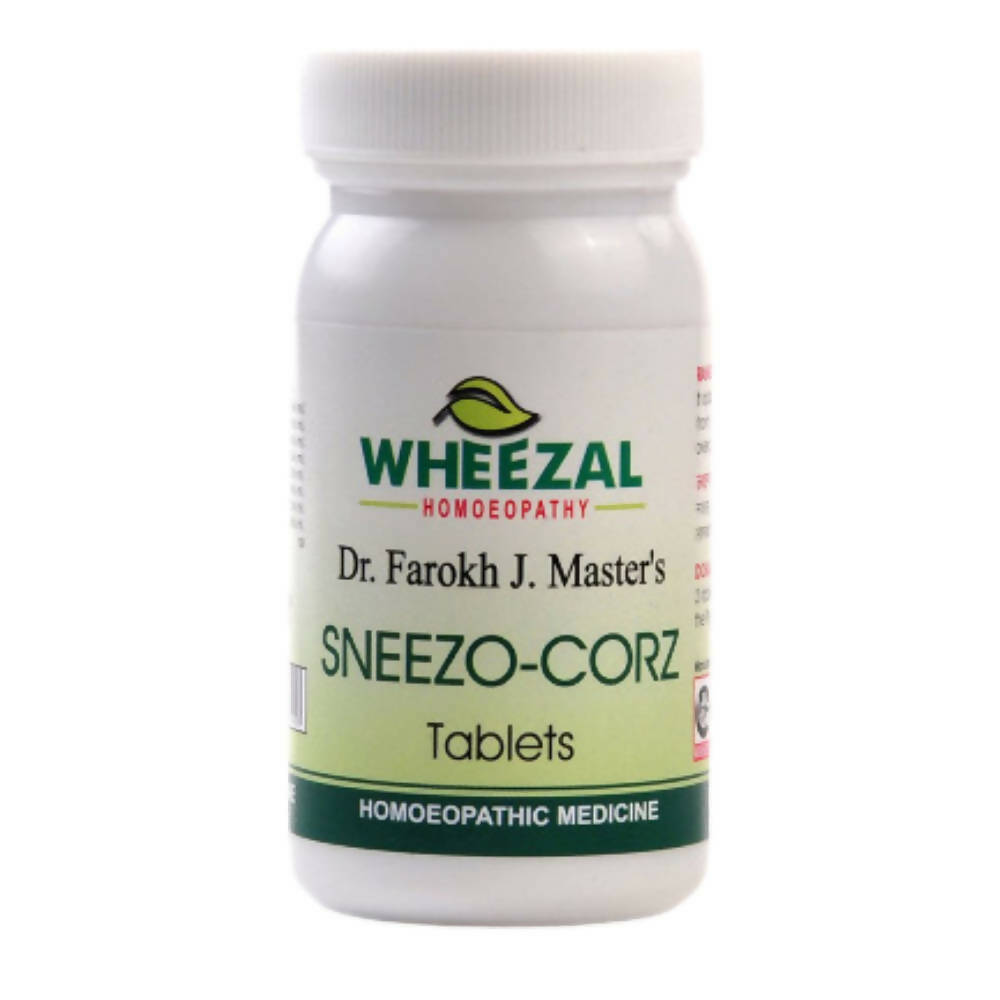 Wheezal Homeopathy Sneezo-Corz Tablets - Distacart