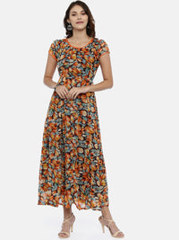 Thumbnail for Souchii Women Assorted Printed Fit And Flare Kurta Dress - Distacart