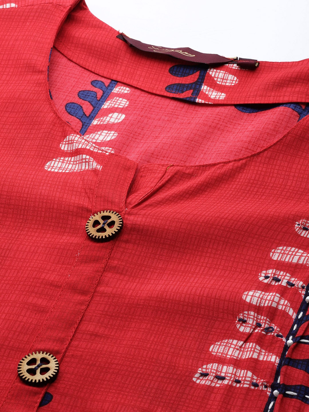 Sangria Women Floral Printed Kurta - Distacart