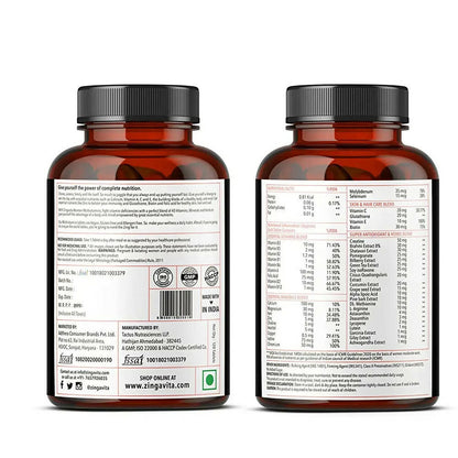 Zingavita Multivitamins Tablets for Women - Distacart