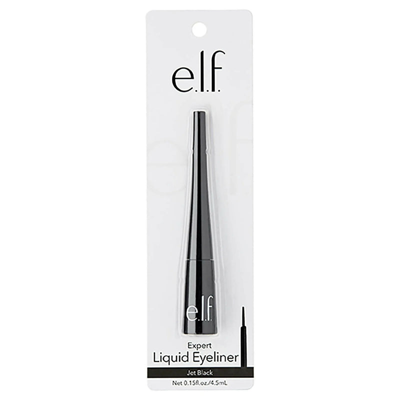 e.l.f. Cosmetics Expert Liquid Eyeliner - Jet Black - Distacart