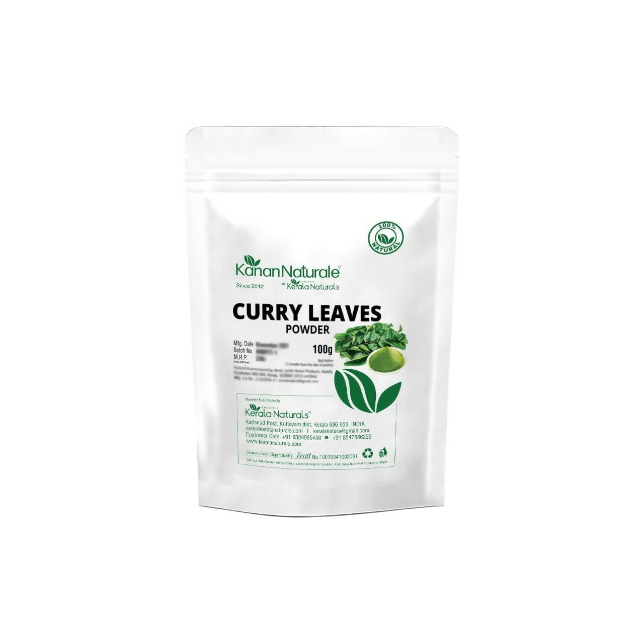 Kerala Naturals Curry Leaves Powder - Distacart