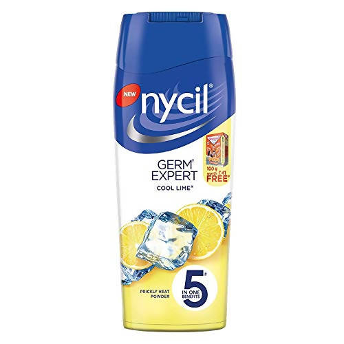 Nycil Germ Expert Cool Lime Prickly Heat Talcum Powder