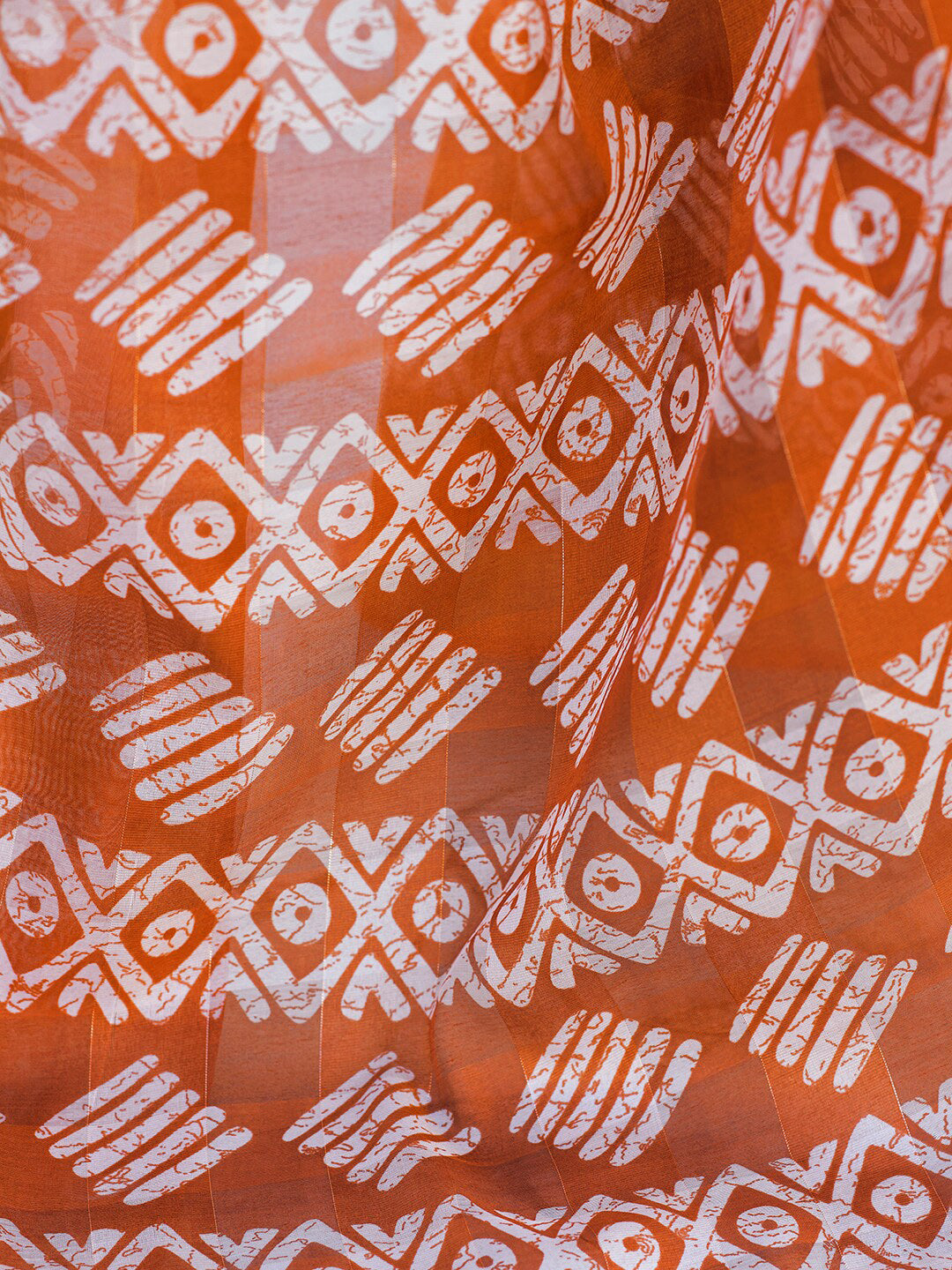Kalini Batik Printed Zari Saree - Distacart