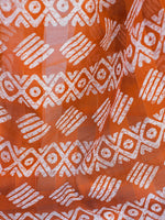 Thumbnail for Kalini Batik Printed Zari Saree - Distacart