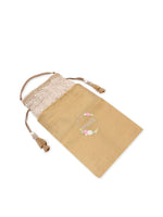 Thumbnail for Masq Black & Silver-Toned Embellished Potli Clutch - Distacart