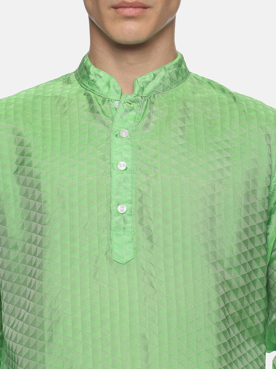 Sethukrishna Men Green Kurta with Dhoti Pants - Distacart