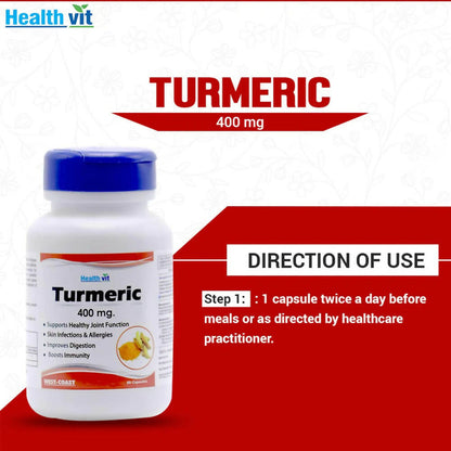 Healthvit Turmeric Capsules - Distacart