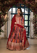 Thumbnail for Women's Wedding Traditional Multi Dull Satin Lehenga Choli - Kaushlya - Distacart