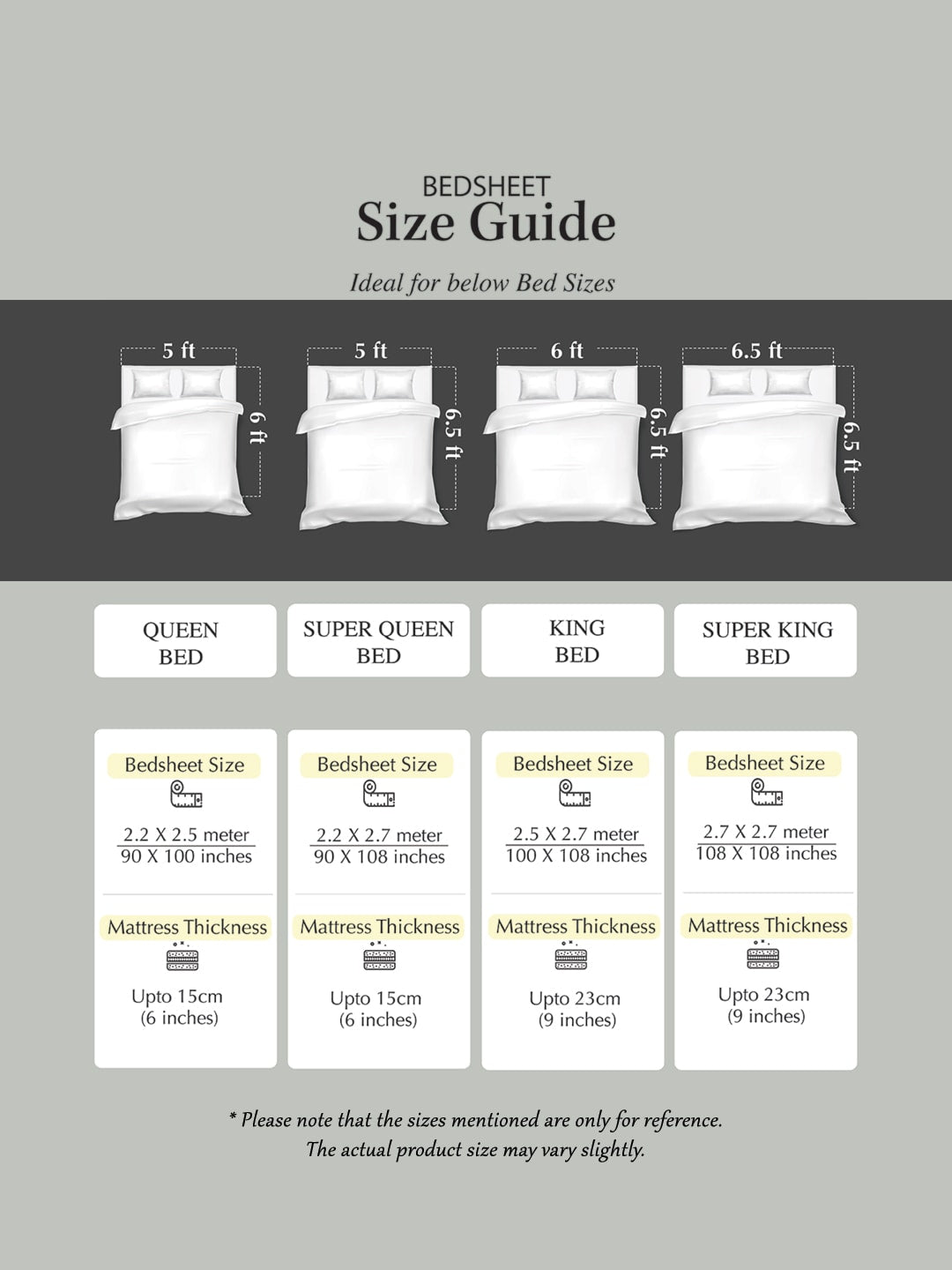 Rajasthan Decor Black & White Ethnic Motifs 144 TC Cotton 1 Queen Bedsheet with 2 Pillow Covers - Distacart
