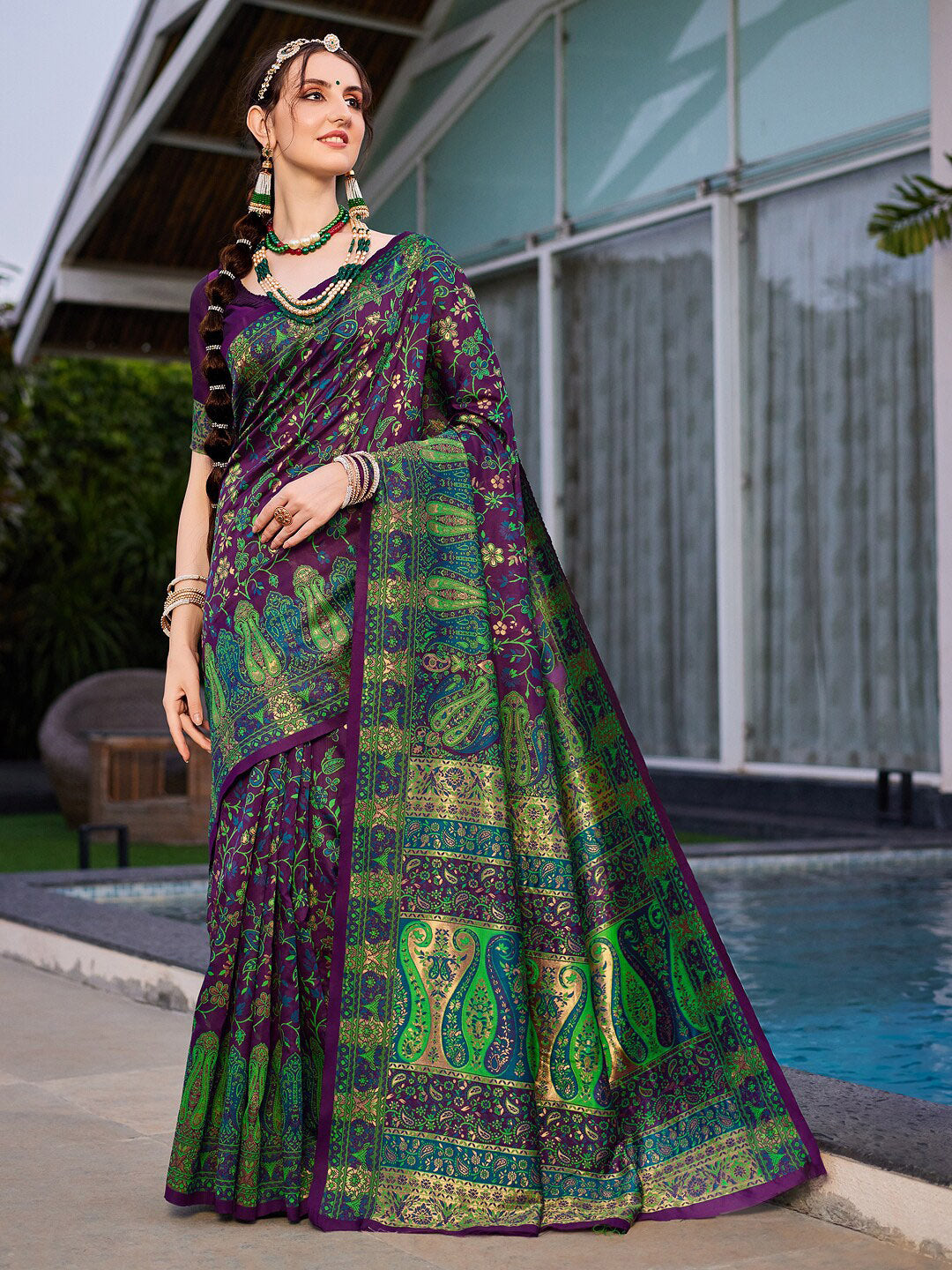 Kalini Woven Design Patola Saree - Distacart