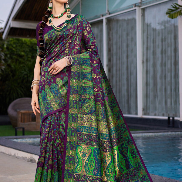 Kalini Woven Design Patola Saree - Distacart
