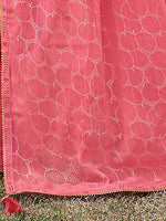 Thumbnail for Saree Mall Abstract Printed Beads And Stones Pure Georgette Sarees - Distacart