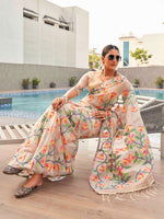 Thumbnail for Tikhi Imli Floral Organza Ready to wear Saree - Distacart
