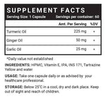 Thumbnail for Inlife Turmeric Oil Ginger Oil Garlic Oil Capsules
