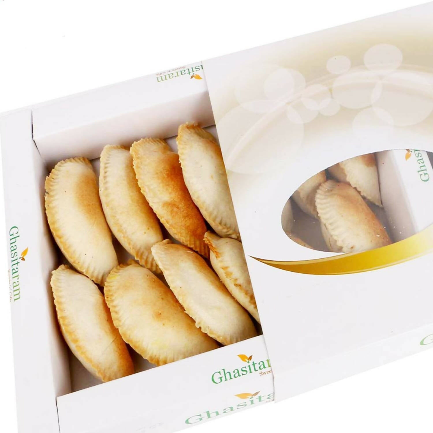 Ghasitaram Holi Sweets - Air Fried/ No Oil Diet Gujiyas - Distacart
