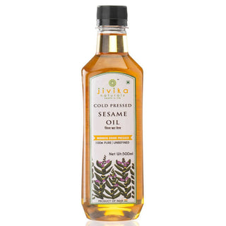 Jivika Naturals Cold Pressed Sesame Oil - Distacart