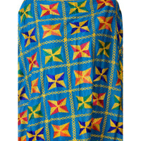 Thumbnail for SWI Stylish Women's Embroidered Phulkari Chiffon Turquoise Dupatta