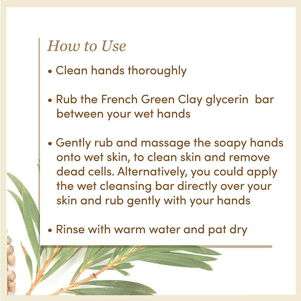 The Earth Reserve French Green Clay & Tea Tree Oil Soap - Distacart
