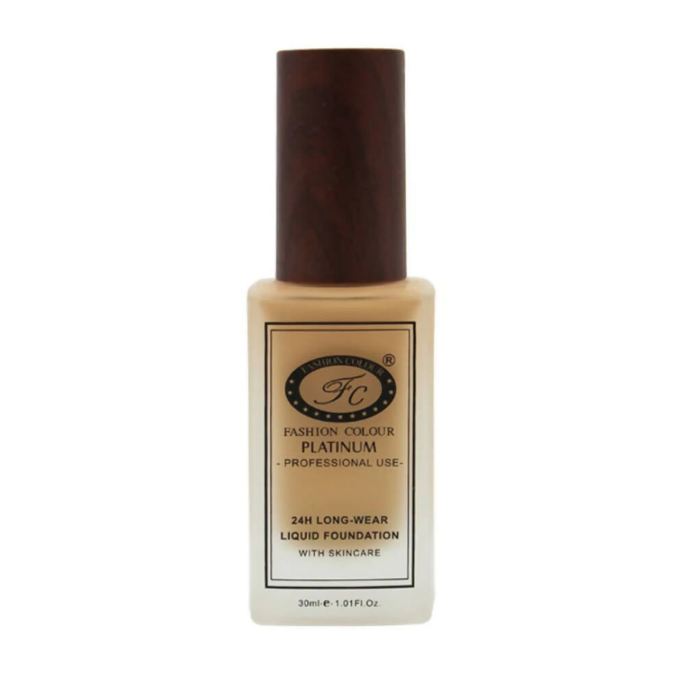 Fashion Colour 24HR Long Wear Liquid Foundation-Warm Nude (Medium Skin Tone) - Distacart