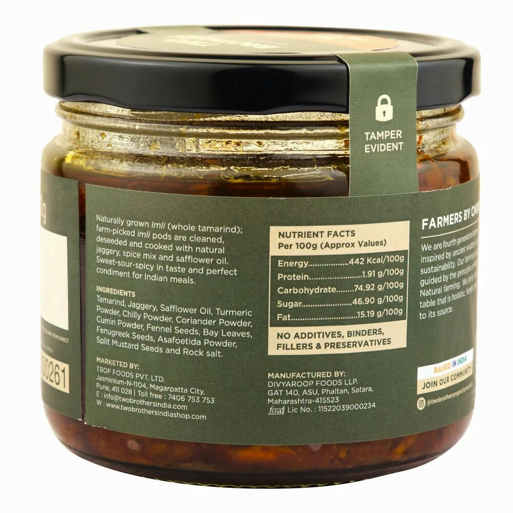 Two Brothers Organic Farms Imli Pickle - Distacart