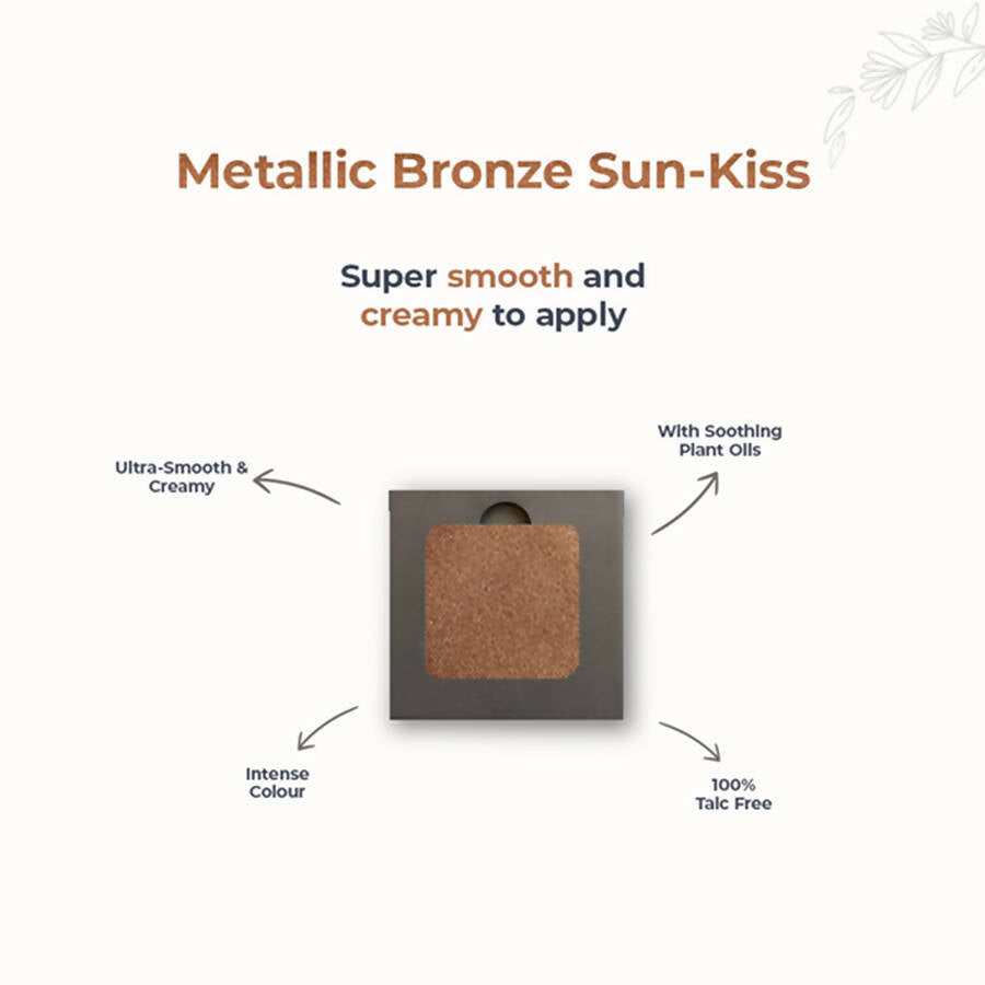 Disguise Satin Smooth Eyeshadow Squares - Metallic Bronze Sun-Kiss 204 - Distacart