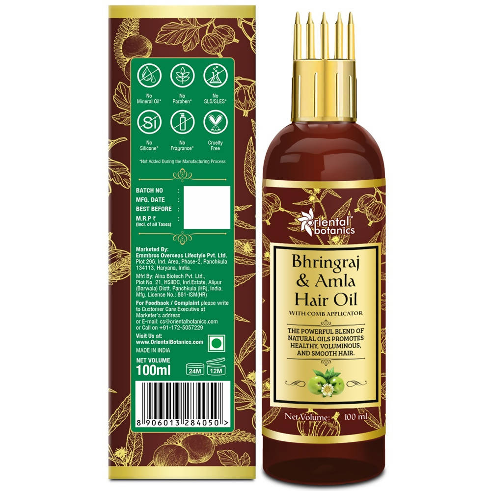 Oriental Botanics Bhringraj & Amla Hair Oil