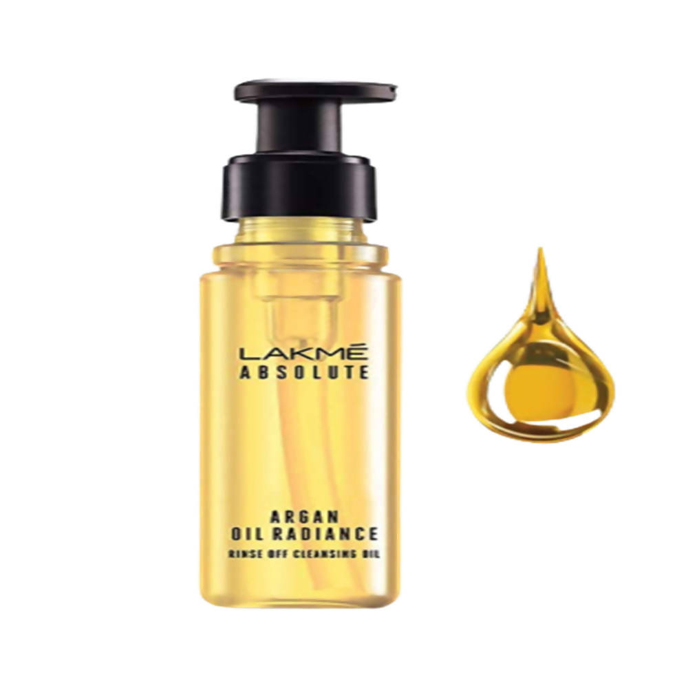 Lakme Absolute Argan Oil Radiance Rinse Off Cleansing Oil - Distacart