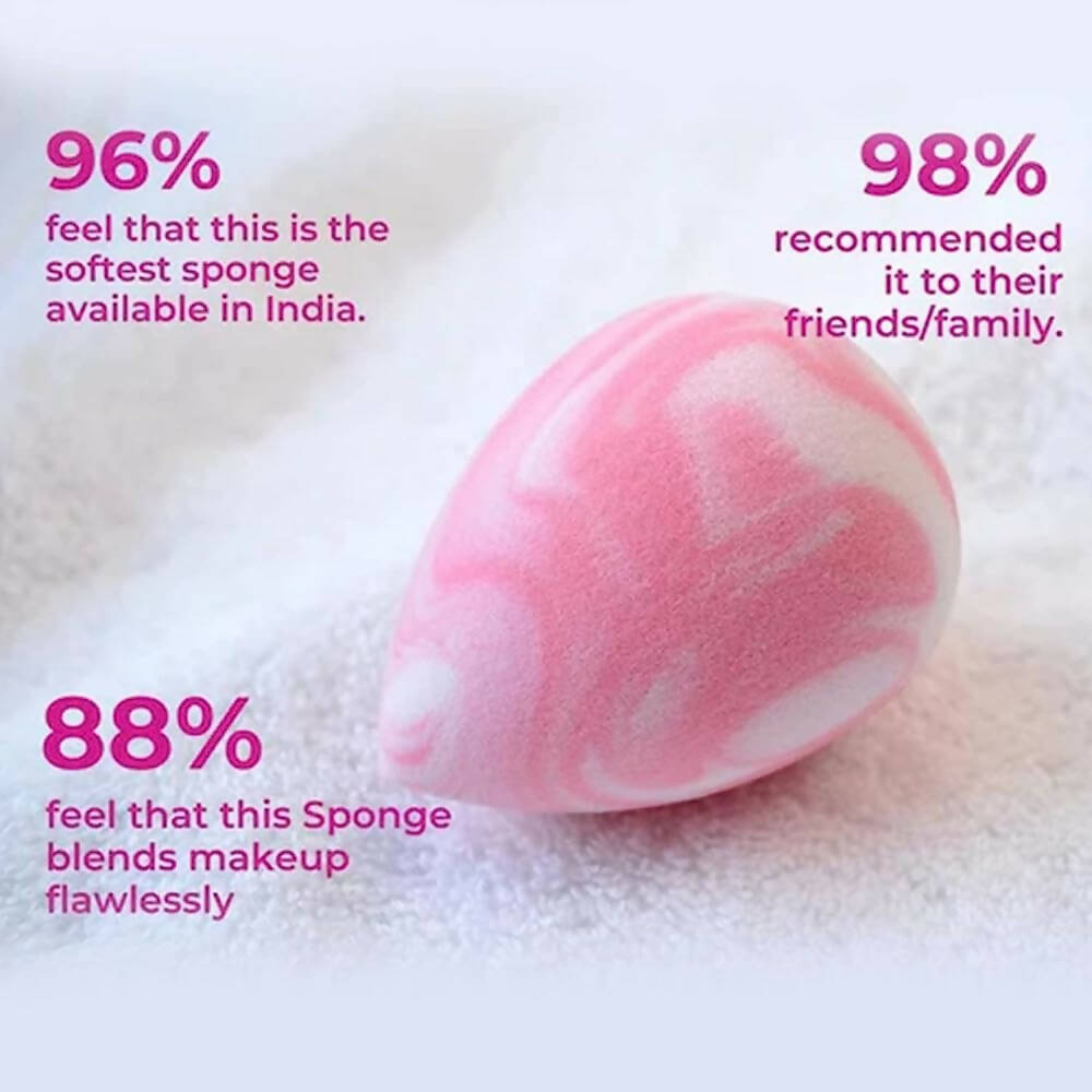 Praush (Formerly Plume) Celestial Super Soft Makeup Sponge - Pink - Distacart