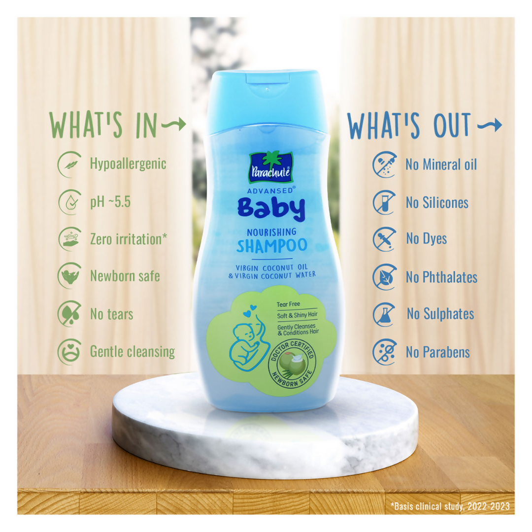 Parachute Advansed Baby Nourishing Shampoo - Distacart