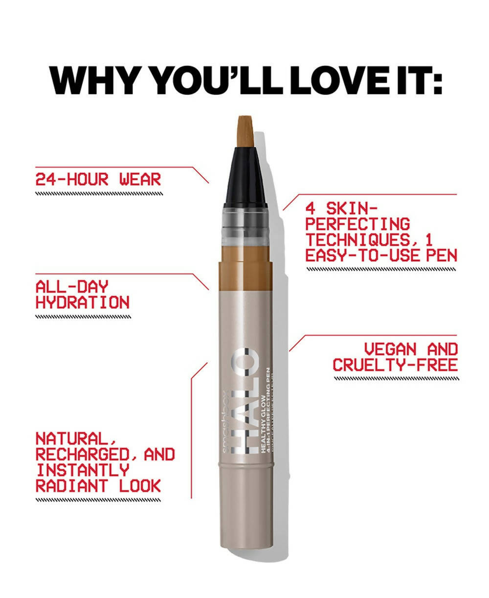 Smashbox Halo Healthy Glow 4-In-1 Perfecting Pen - M10W (Concealer) - Distacart