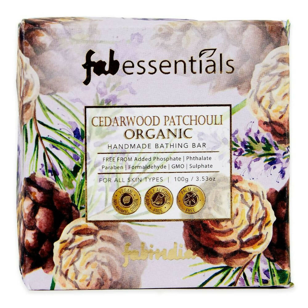 Fabessentials Cedarwood Patchouli Handmade Bathing Bar - Distacart
