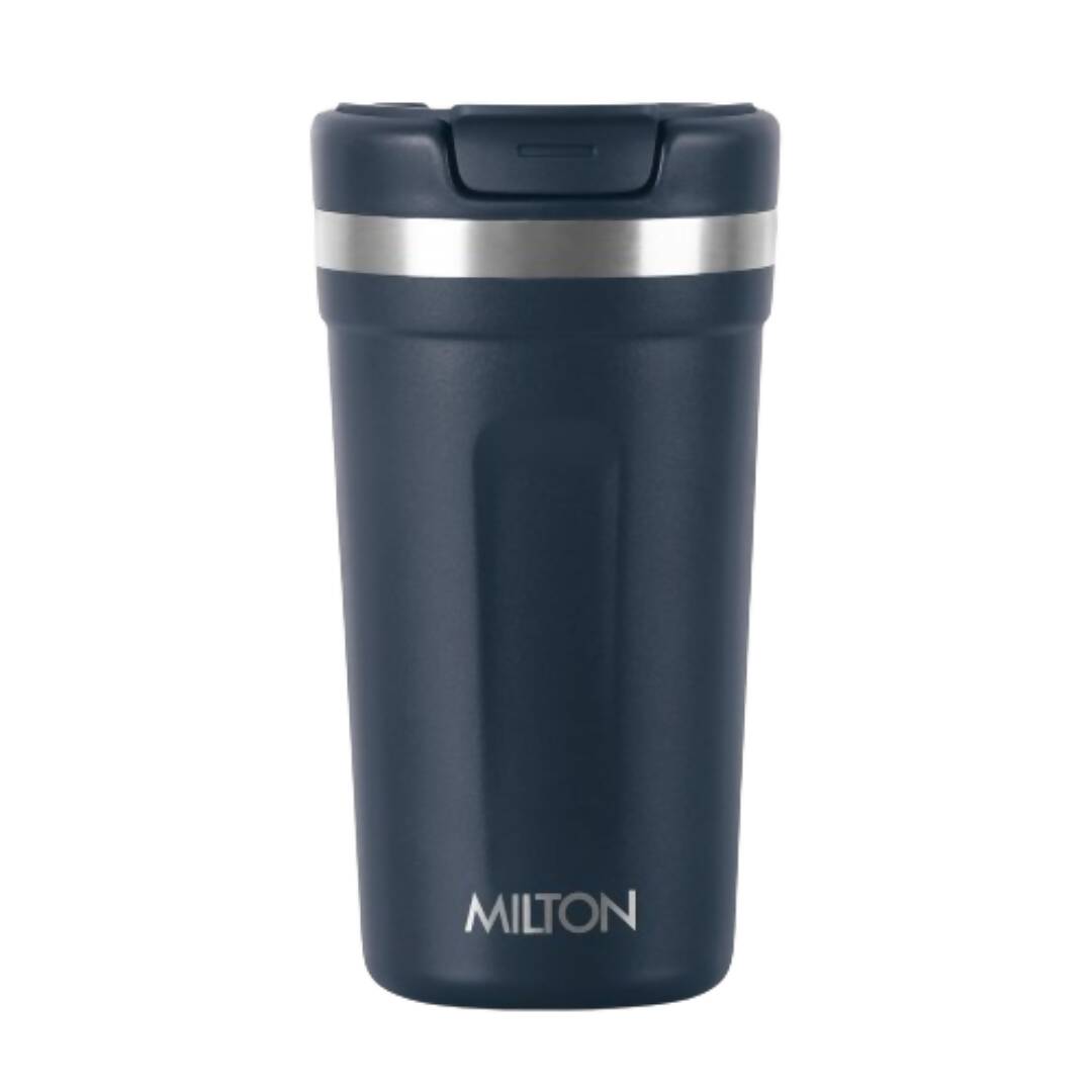 Milton Corral Thermosteel Insulated Coffee Mug Tumbler - 400ml (Navy Blue) - Distacart