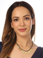 Thumbnail for NVR Women Ethnic Gold-Plated Beaded Mangalsutra - Distacart