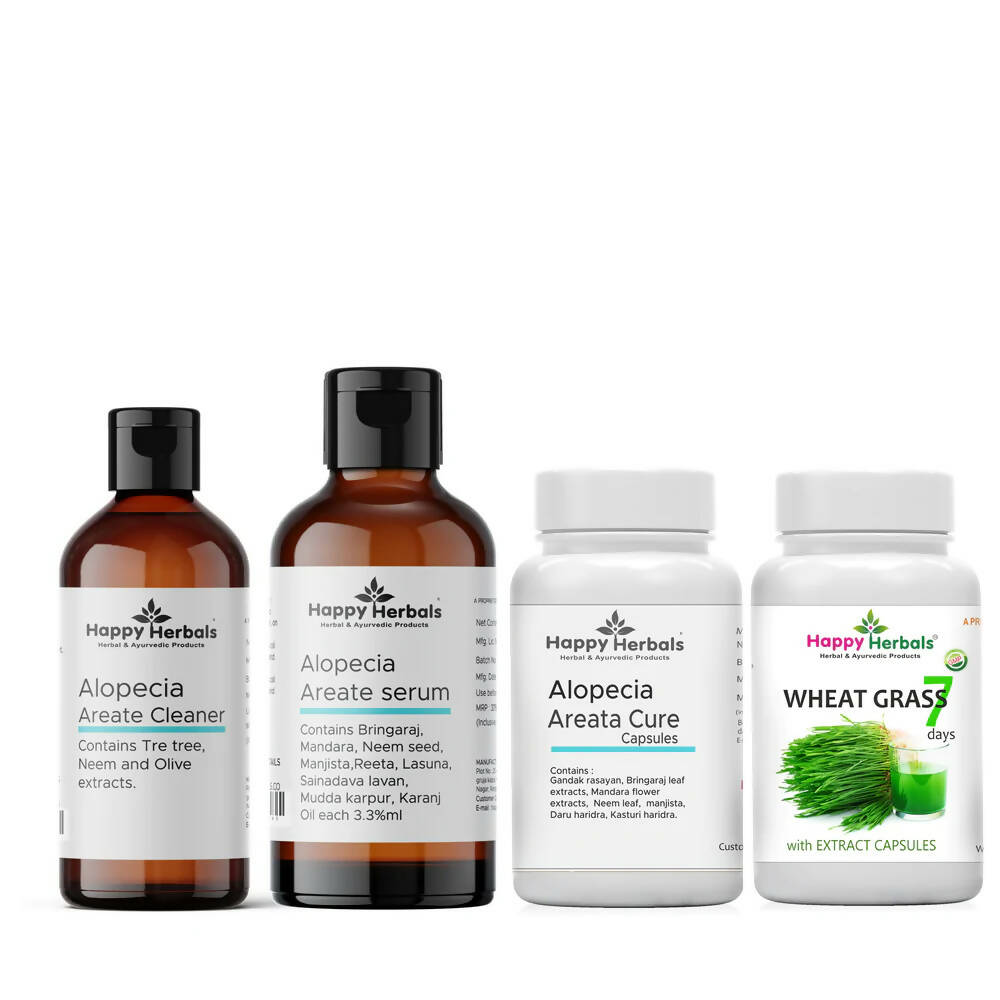 Happy Herbals Alopecia Pack / Penu Korukudu - Distacart