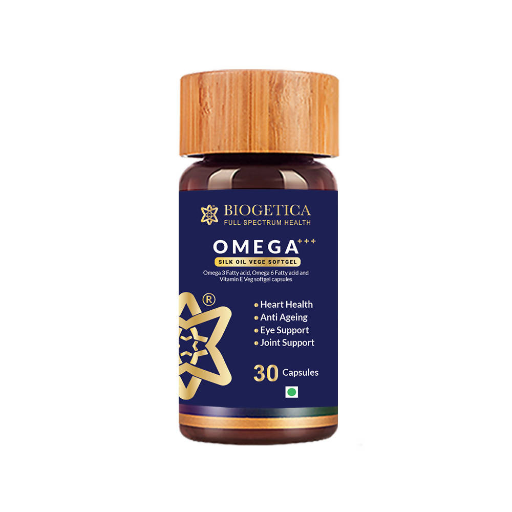 Biogetica Omega+++ Silk Oil Vege Softgel Capsules