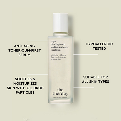 The Face Shop The Therapy Vegan Blending Toner - Distacart