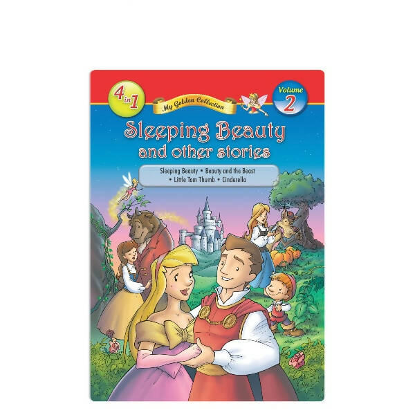 Jolly Kids My Golden Collection Volume 2 Sleeping Beauty and Other 4 in 1 Stories| Bedtime Story Book| Ages 2 - 8 Year - Distacart