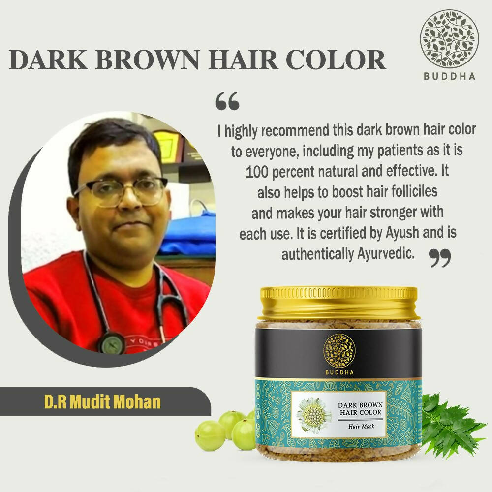 Buddha Natural Dark Brown Hair Color - Distacart