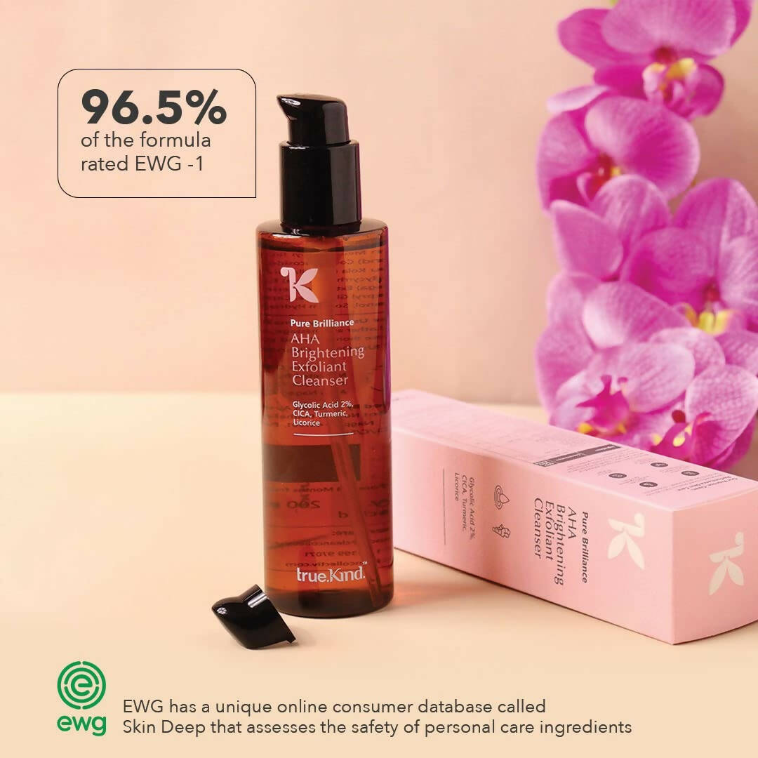 True Kind Pure Brilliance Aha Brightening Exfoliant Cleanser - Distacart